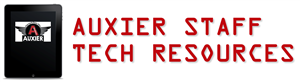 Auxier Staff Tech Resources Auxier Staff Tech Resources